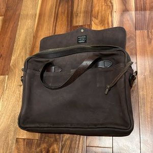 Filson One Size Brass Brown Messenger Bag